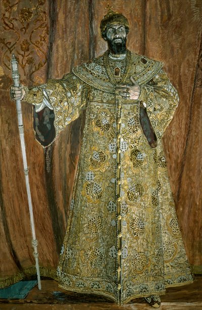 Portrait of Feodor Ivanovich Chaliapin as Boris Godunov by Aleksandr Jakovlevic Golovin